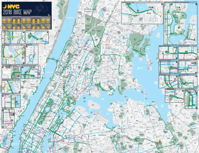 The Official 2016 NYC Bike Map Has Arrived