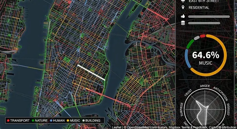 Chatty Maps Tell You What You’ll Hear on Given Streets and How It’ll Make You Feel