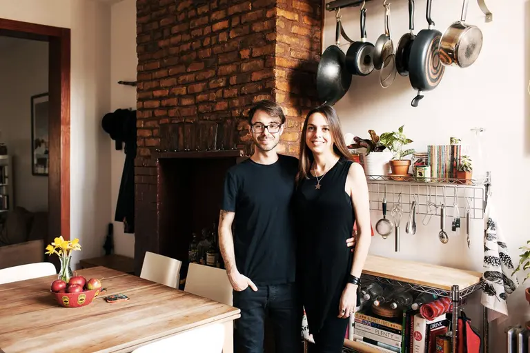 My 1,000sqft: Tour a Newly Transplanted Couple’s Bushwick Apartment Filled With Craigslist Finds
