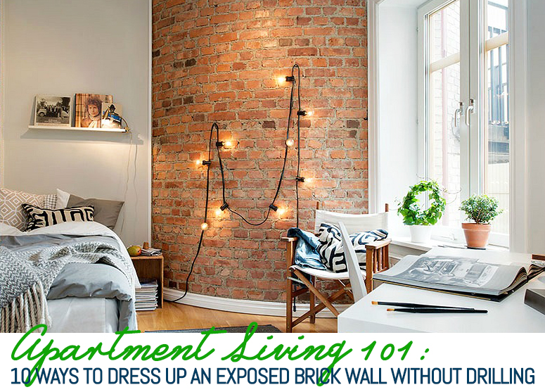 10 Ways to Update an Exposed Brick Wall