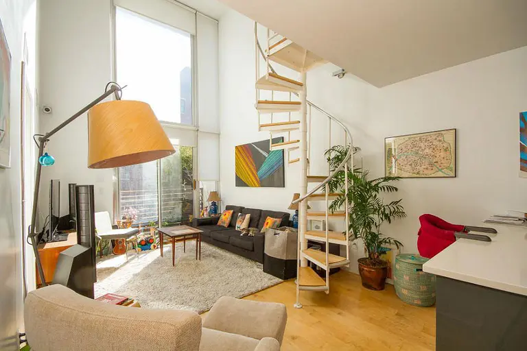 Lofted Duplex With 18-Foot Ceilings Is Priced at $699K in Prospect Heights
