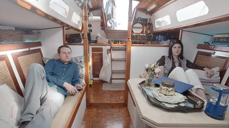 This Couple Ditched Their Apartment to Live on a 200-Square-Foot Boat for $360/Month