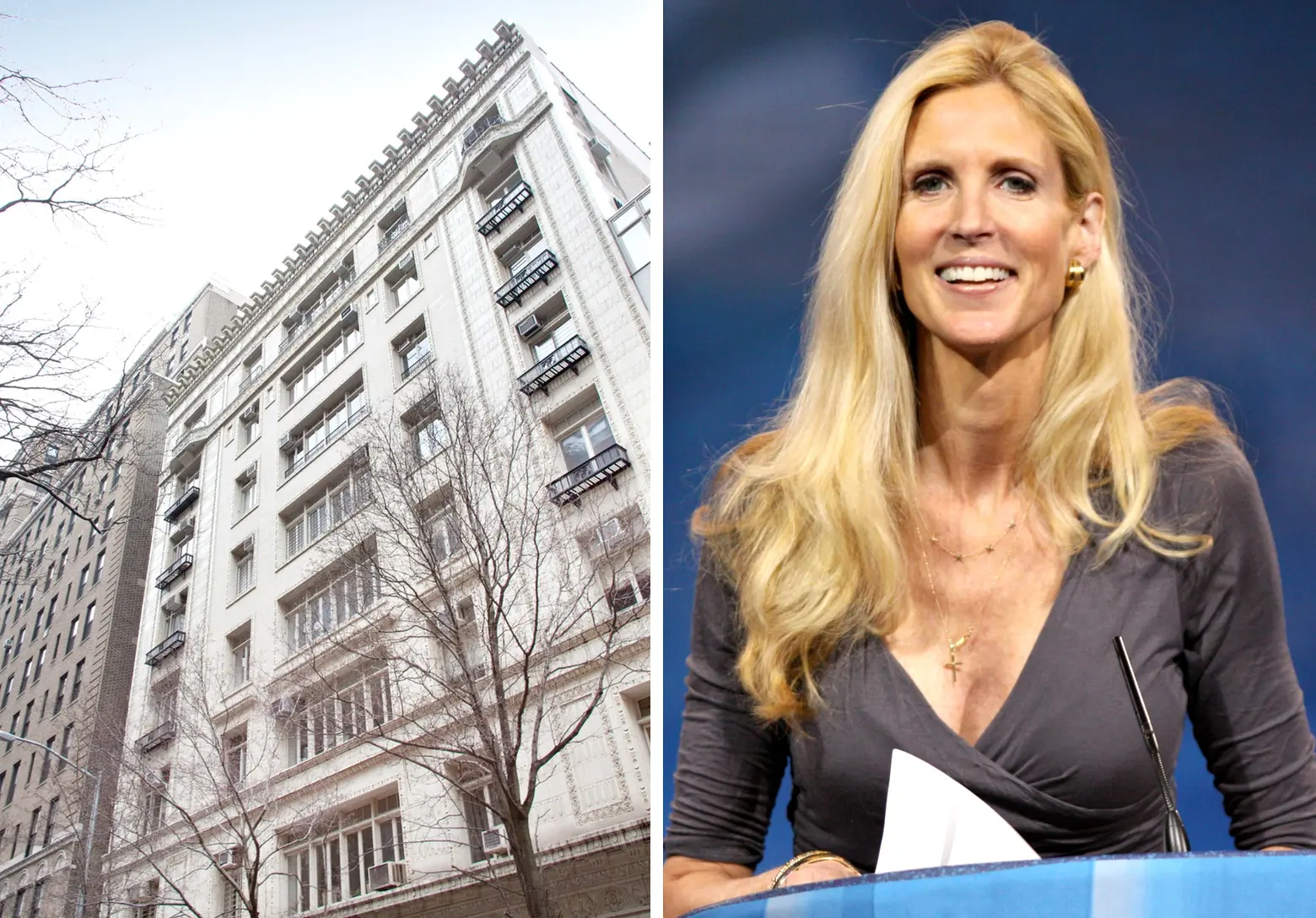 Conservative Queen Ann Coulter Buys $577K Upper East Side Co-op