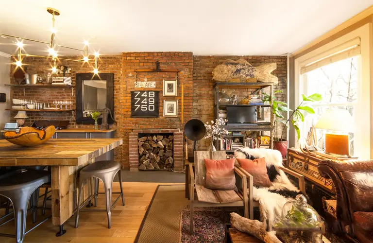 Barn Wood and Brick Abound at This $1.1M Cobble Hill Co-op