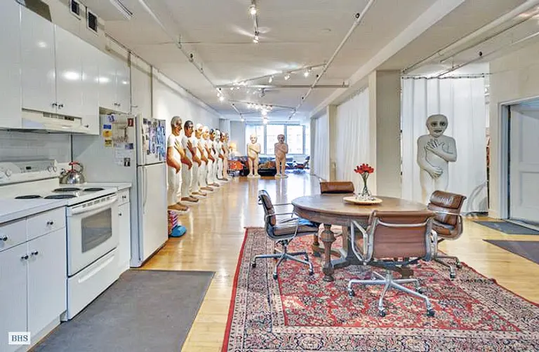 Long-Time Tribeca Sculptor Lists His Quirky Loft for $5M, Sauna and Porch Swing Included
