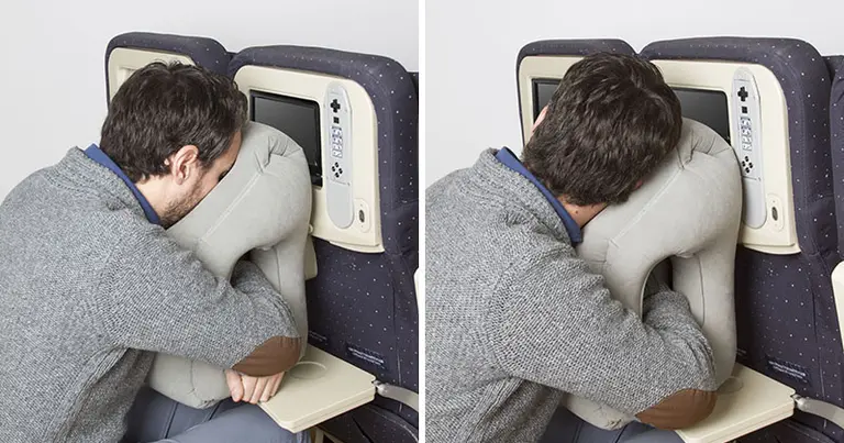 A Travel Pillow Inspired by Massage Chairs; New Yorkers Really Like to Sit By the Subway Doors