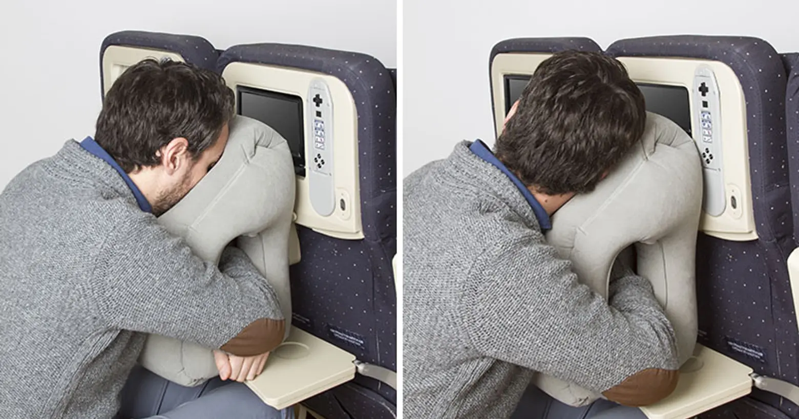 A Travel Pillow Inspired by Massage Chairs; New Yorkers Really Like to Sit By the Subway Doors