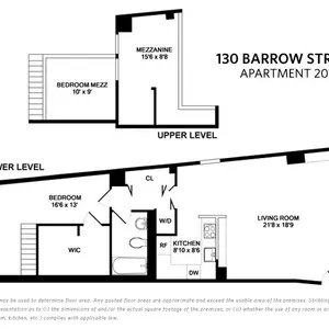 130 Barrow Street, cool listing, west village, loft bed, manhattan condo for sale