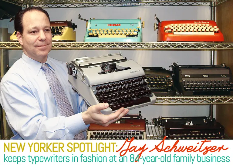 Spotlight: Jay Schweitzer Keeps Typewriters in Fashion at an 84-Year-Old Family Business