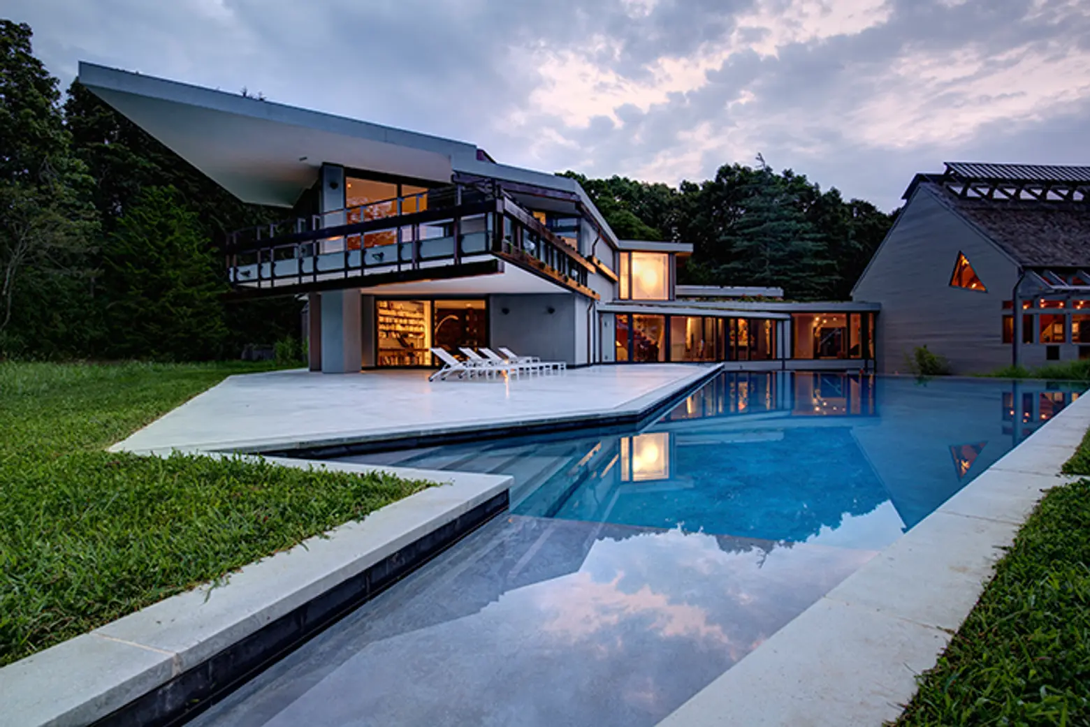 Angular Design Dominates this East Hampton Home Renovation by Maziar Behrooz