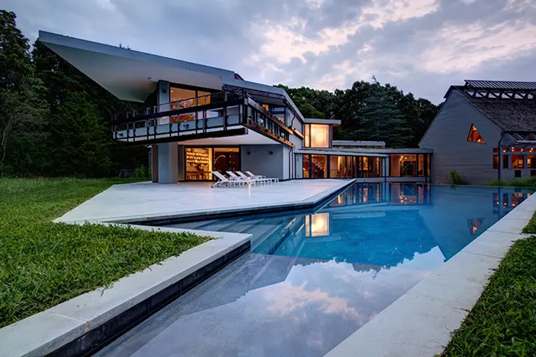 Angular Design Dominates this East Hampton Home Renovation by Maziar Behrooz