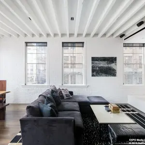 151 Hudson Street, living room, tribeca, rental