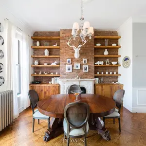 17 madison street, dining room, bed-stuy townhouse