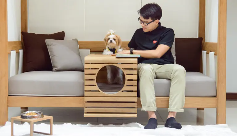 Deesawat’s Indoor and Outdoor Sofa Includes a Pod for Your Pup