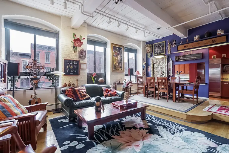 This $1.6M Co-op in Park Slope’s Ansonia Court Has a Factory Past and a Colorful Present