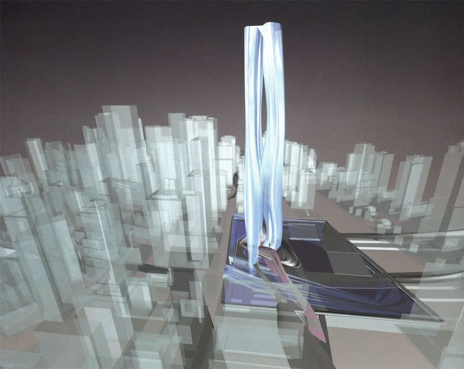 World Trade Center Bundle Towers, Zaha Hadid, Rising to Greatness competition