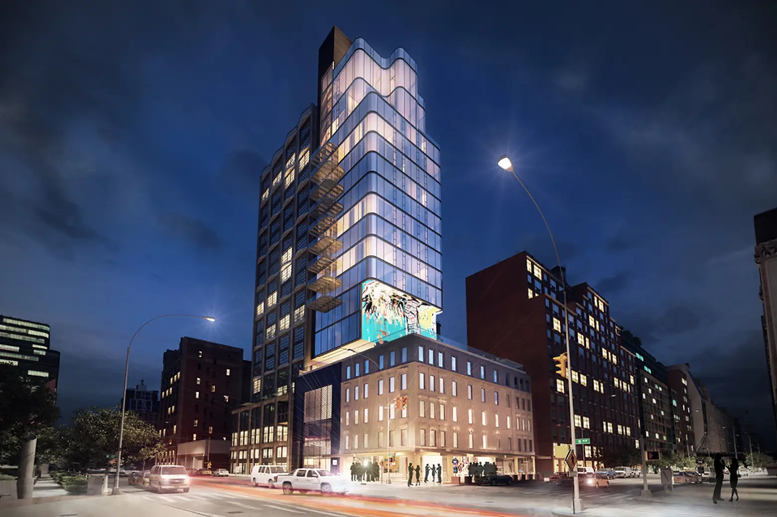 New Renderings of West Chelsea’s SkyBox Development and Art Gallery