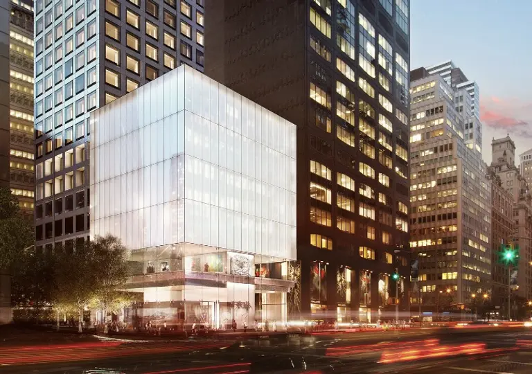 432 Park Avenue Reveals Glowing White Cube for Retail Space