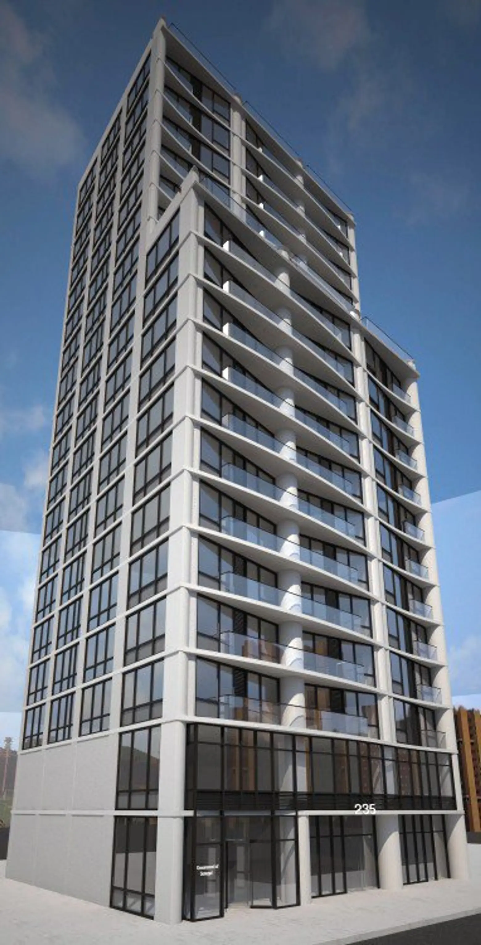 Leasing Begins at Neo-Brutalist Rental Tower in Midtown East