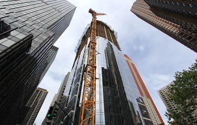 Fisher Brothers’ Curving Rental Tower at 225 East 39th Street Reaches Full Height