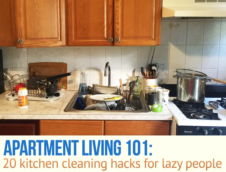 20 Kitchen Cleaning Hacks for Lazy People