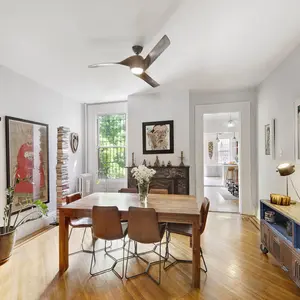 123 cambridge place, clinton hill, frame house, dining room