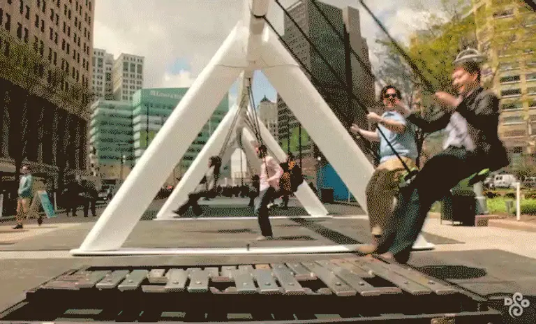 A Giant Musical Swing Set Is Coming to Brookfield Place This Friday!