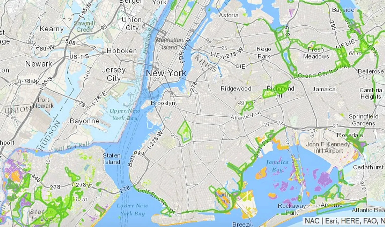 Explore Over 10,000 Acres of NYC Parkland With This Interactive Map