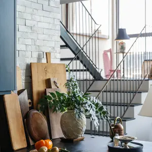 Space Exploration, Williamsburg loft, staircase