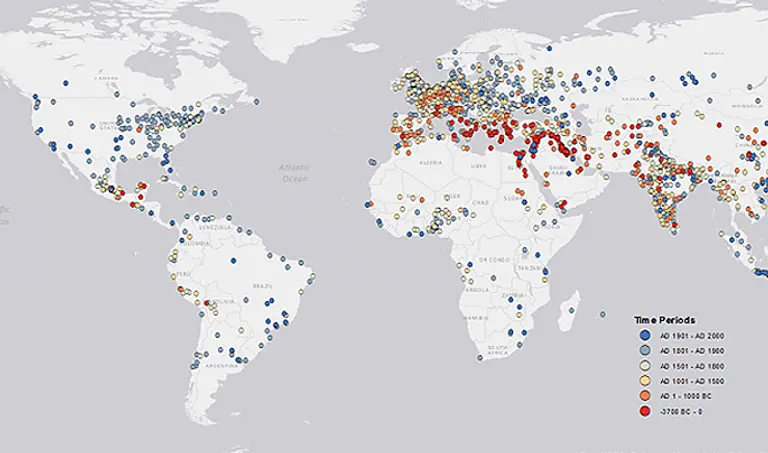 MAP: Visualizing Urban Development from 3700 B.C. to 2000 A.D.