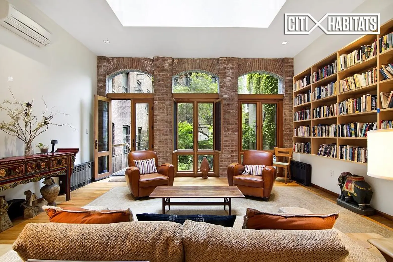 Chelsea Townhouse Has Lots of Wood, Brick and Sunshine and a Leafy Garden for $18K/Month