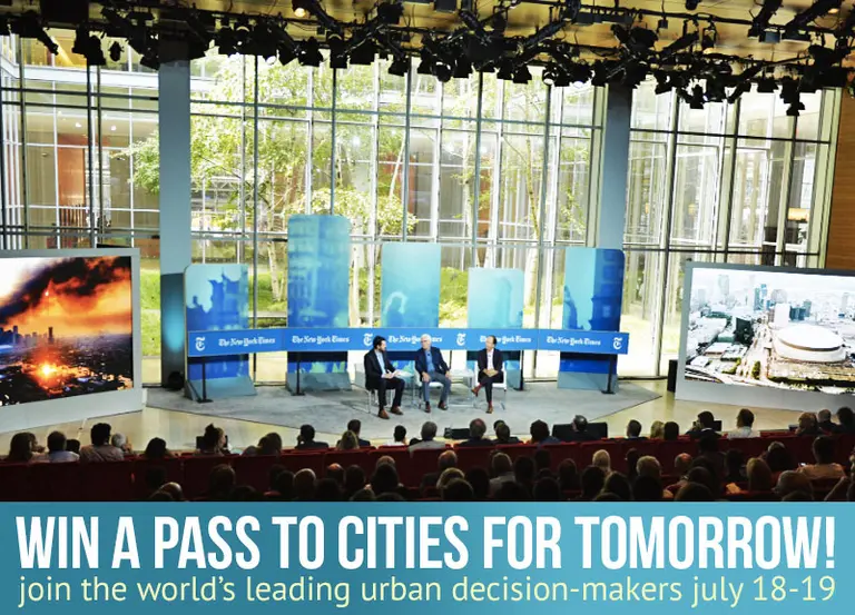 Win a Pass to the NYT’s Cities for Tomorrow Conference (Worth $950)
