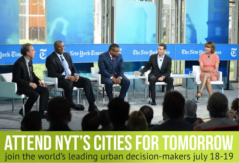 Join the World’s Leading Urban Decision-Makers at the NYT’s Cities for Tomorrow Conference