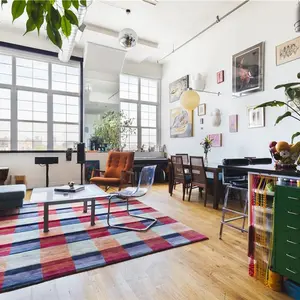 689 Myrtle Avenue, bed-stuy, living room, chocolate factory lofts