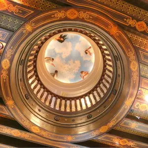 450 Claremont Road, Stronghold Castle, New Jersey, ceiling, historic