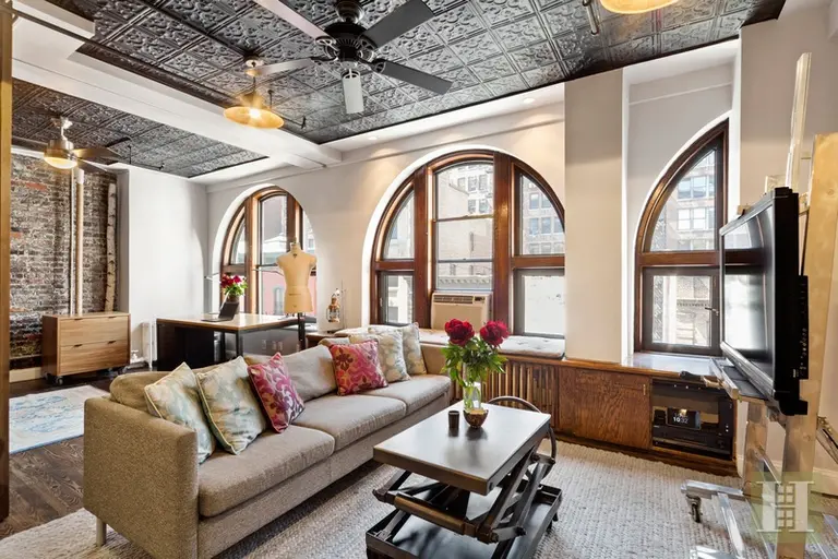 This $1.2M Chelsea Loft Has Great Architectural Details and a Bonus Room