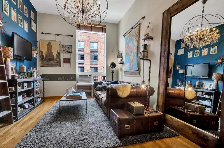 Stylish 470-Square-Foot Chelsea Loft Has More Space Than You’d Expect
