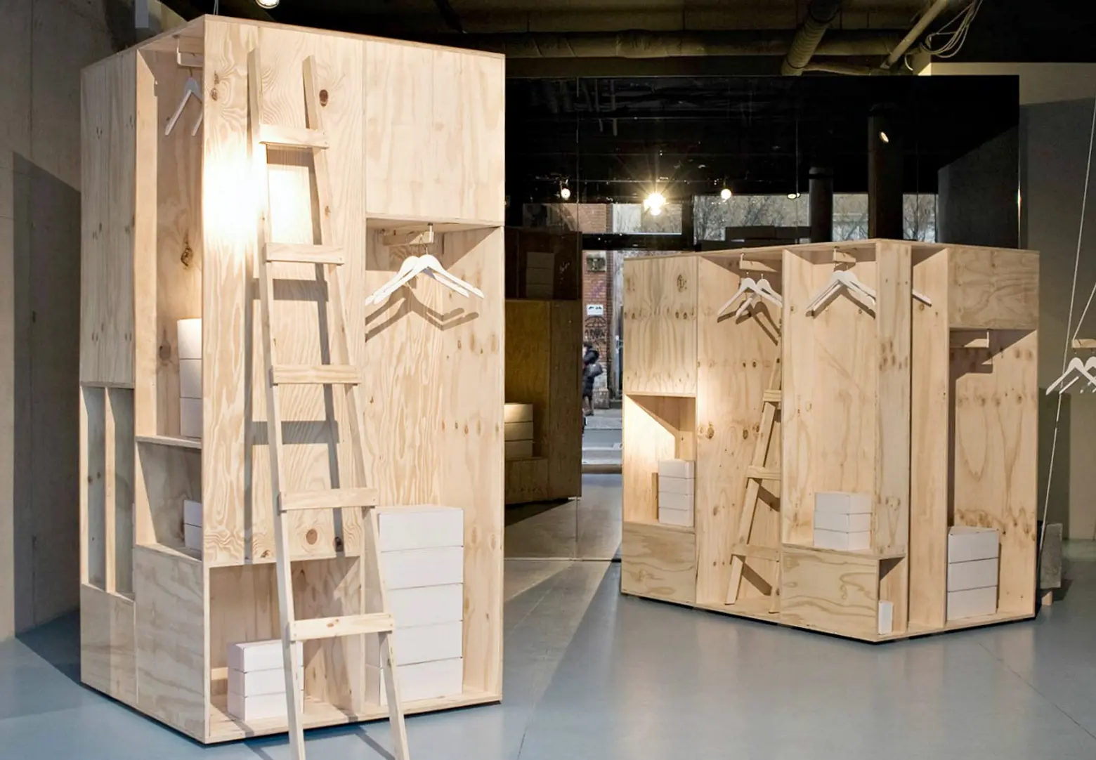 Shipping Crates Inspired These Simple Wooden Wardrobes By Sigurd Larsen