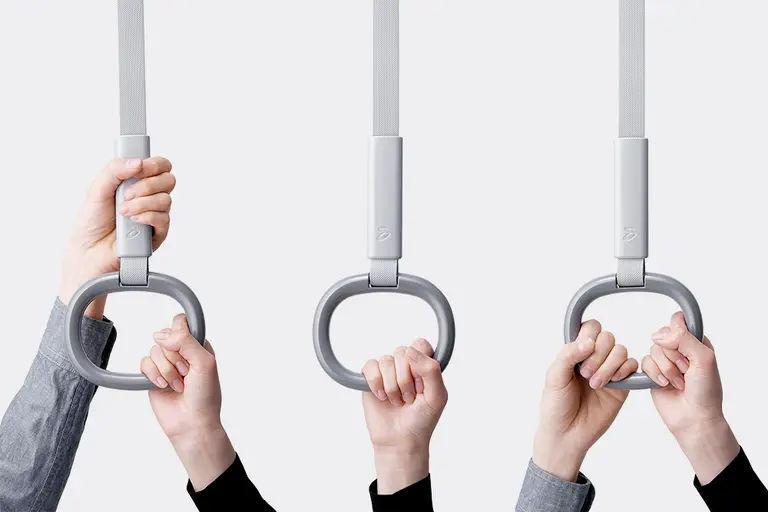 Should the MTA Consider These Gymnastics Ring-Like Straps in Their New Subway Design?