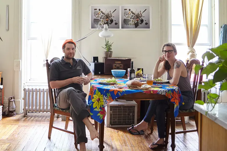 My 700sqft: Tour Two Photographers’ Bed-Stuy Brownstone Home, Complete With Shower in Kitchen