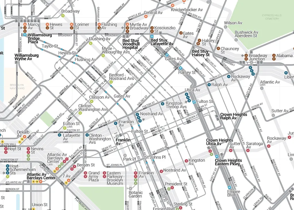 Mapping Subways, Buses, and Free Transfers in One Place | 6sqft