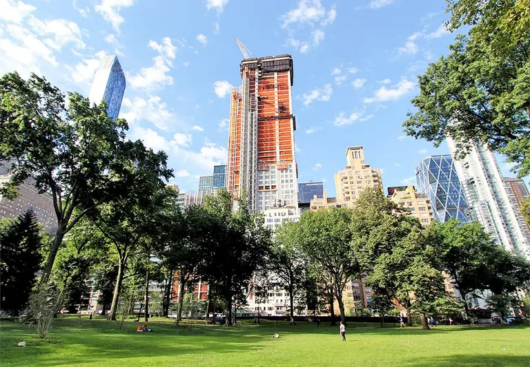 Robert A.M. Stern’s 220 Central Park South now two-thirds erected