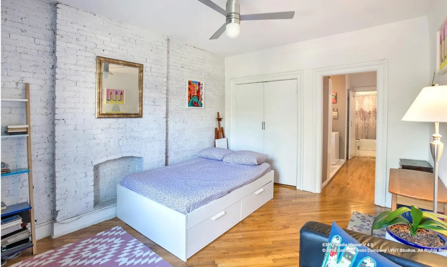 361 Sterling Place, studio, prospect heights, bedroom 