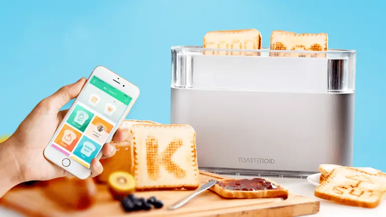 App-controlled toaster will sear emojis or the weather forecast onto your toast