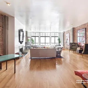 354 broadway, duplex, tribeca, living room