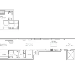 354 broadway, duplex, tribeca, floorplan