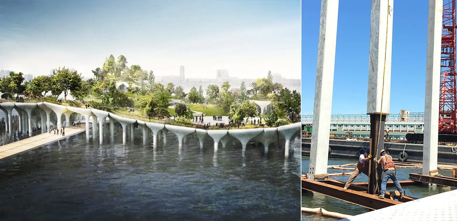 Summer work on Barry Diller-funded futuristic offshore park complete