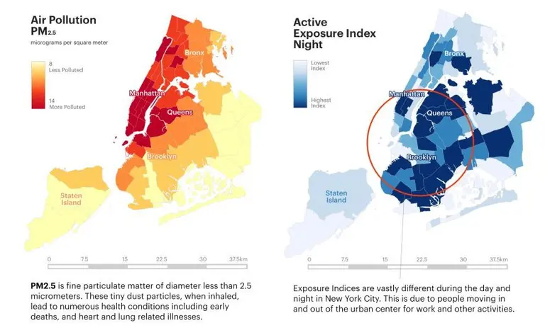 Maps reveal NYC neighborhoods with the worst air pollution and exposure risks