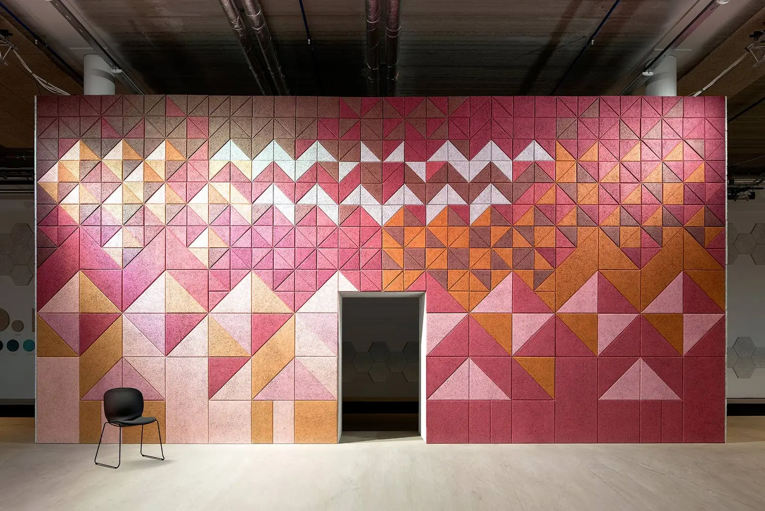 Form Us With Love, Sound Absorbing Wall Panels, BAUX Träullit, wood wool, heat and moisture regulator, mix and match panels