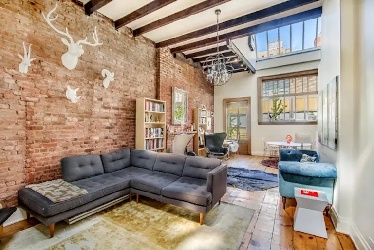 Massive skylights drench this $2.2M Greenwich Village co-op in light